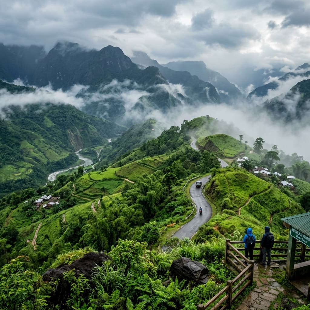 Cinematic Northeast India Landscape